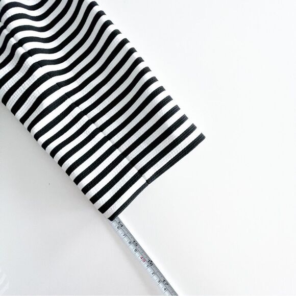 Anne Klein Blazer Black White Stripe Single Button Long Sleeve Women's S Jacket - Picture 10 of 10